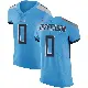 ＃0 Men's Jermar Jefferson Light Blue Elite Tennessee Titans Team Color Vapor Untouchable Jersey
