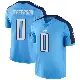 ＃0 Men's Jermar Jefferson Light Blue Limited Tennessee Titans Color Rush Jersey