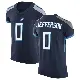 ＃0 Men's Jermar Jefferson Navy Elite Tennessee Titans Vapor Untouchable Jersey