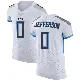 ＃0 Men's Jermar Jefferson White Elite Tennessee Titans Vapor Untouchable Jersey