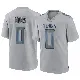 ＃0 Men's Jordan Mims Gray Game Tennessee Titans Atmosphere Fashion Jersey