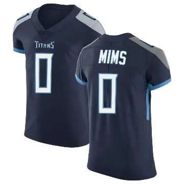 ＃0 Men's Jordan Mims Navy Elite Tennessee Titans Vapor Untouchable Jersey