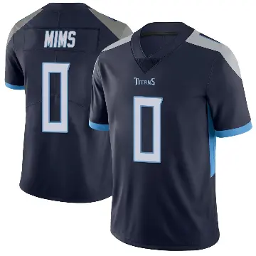 ＃0 Men's Jordan Mims Navy Limited Tennessee Titans Vapor Untouchable Jersey
