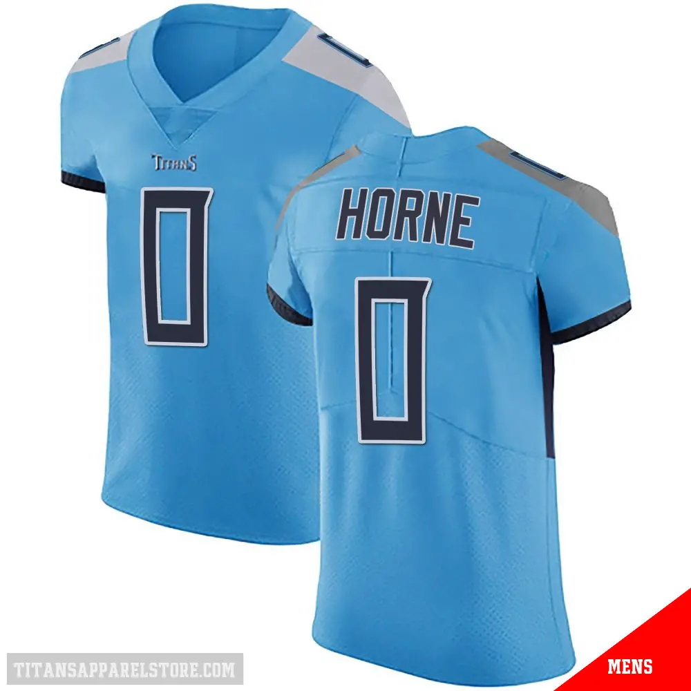 ＃0 Men's Timmy Horne Light Blue Elite Tennessee Titans Team Color Vapor Untouchable Jersey