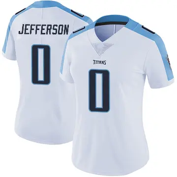 ＃0 Women's Jermar Jefferson White Limited Tennessee Titans Vapor Untouchable Jersey