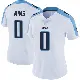 ＃0 Women's Jordan Mims White Limited Tennessee Titans Vapor Untouchable Jersey