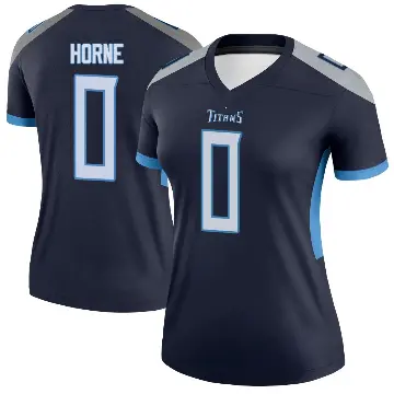 ＃0 Women's Timmy Horne Navy Legend Tennessee Titans Jersey