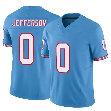 ＃0 Youth Jermar Jefferson Light Blue Limited Tennessee Titans Vapor F.U.S.E. Jersey