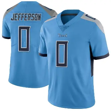 ＃0 Youth Jermar Jefferson Light Blue Limited Tennessee Titans Vapor Untouchable Jersey