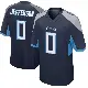 ＃0 Youth Jermar Jefferson Navy Game Tennessee Titans Jersey