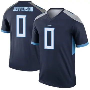 ＃0 Youth Jermar Jefferson Navy Legend Tennessee Titans Jersey