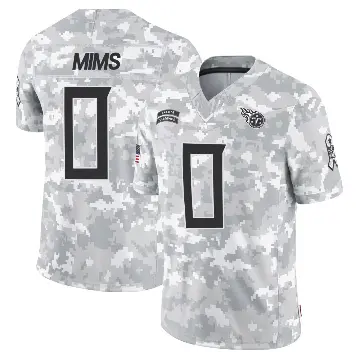 ＃0 Youth Jordan Mims Arctic Camo Limited Tennessee Titans 2024 Salute to Service Jersey