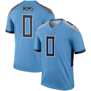 ＃0 Youth Jordan Mims Light Blue Legend Tennessee Titans Jersey