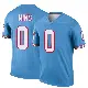 ＃0 Youth Jordan Mims Light Blue Legend Tennessee Titans Oilers Throwback Jersey