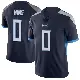 ＃0 Youth Jordan Mims Navy Limited Tennessee Titans Vapor Untouchable Jersey