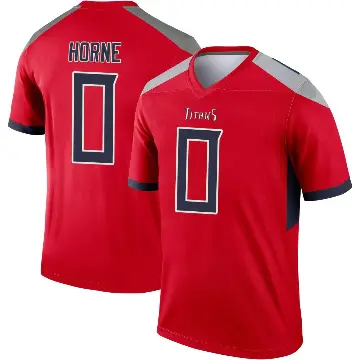 ＃0 Youth Timmy Horne Red Legend Tennessee Titans Inverted Jersey