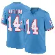 ＃14 Men's Ramel Keyton Light Blue Game Tennessee Titans Oilers Throwback Alternate Jersey