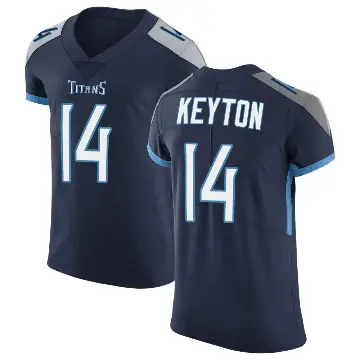 ＃14 Men's Ramel Keyton Navy Elite Tennessee Titans Vapor Untouchable Jersey