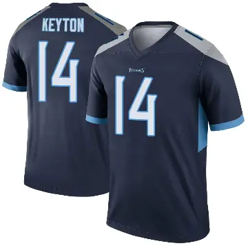 ＃14 Men's Ramel Keyton Navy Legend Tennessee Titans Jersey