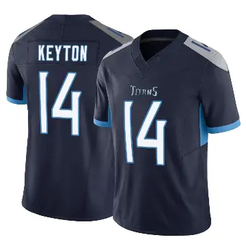 ＃14 Men's Ramel Keyton Navy Limited Tennessee Titans Vapor F.U.S.E. Jersey