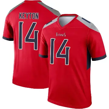 ＃14 Men's Ramel Keyton Red Legend Tennessee Titans Inverted Jersey