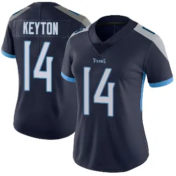 ＃14 Women's Ramel Keyton Navy Limited Tennessee Titans Vapor Untouchable Jersey