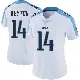 ＃14 Women's Ramel Keyton White Limited Tennessee Titans Vapor Untouchable Jersey