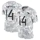 ＃14 Youth Ramel Keyton Arctic Camo Limited Tennessee Titans 2024 Salute to Service Jersey