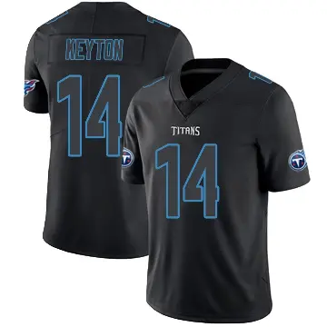 ＃14 Youth Ramel Keyton Black Impact Limited Tennessee Titans Jersey