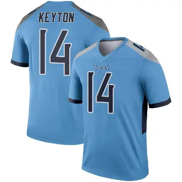 ＃14 Youth Ramel Keyton Light Blue Legend Tennessee Titans Jersey
