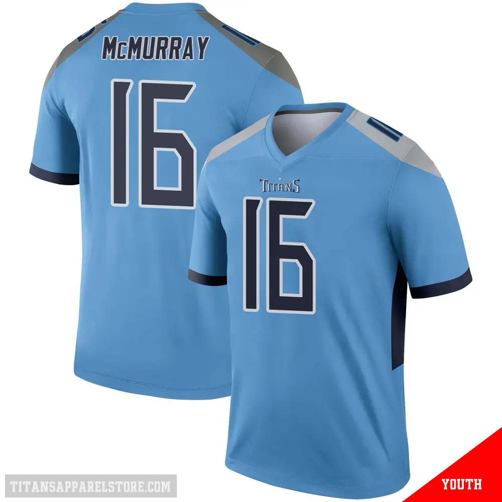 ＃16 Youth Jalen McMurray Light Blue Legend Tennessee Titans Jersey