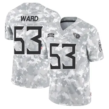 ＃53 Men's Jihad Ward Arctic Camo Limited Tennessee Titans 2024 Salute to Service Jersey