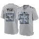 ＃53 Men's Jihad Ward Gray Game Tennessee Titans Atmosphere Fashion Jersey
