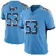 ＃53 Men's Jihad Ward Light Blue Limited Tennessee Titans Vapor Untouchable Jersey