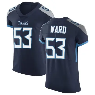 ＃53 Men's Jihad Ward Navy Elite Tennessee Titans Vapor Untouchable Jersey
