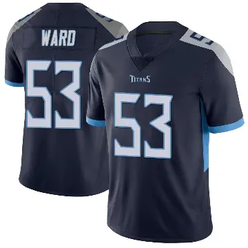 ＃53 Men's Jihad Ward Navy Limited Tennessee Titans Vapor Untouchable Jersey