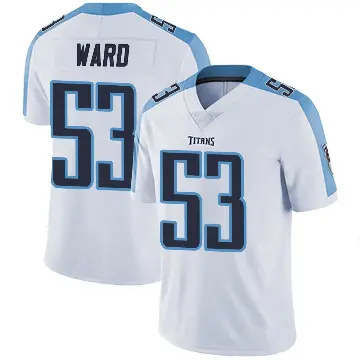 ＃53 Men's Jihad Ward White Limited Tennessee Titans Vapor Untouchable Jersey