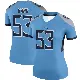 ＃53 Women's Jihad Ward Light Blue Legend Tennessee Titans Jersey