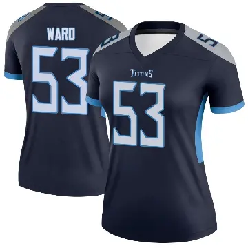 ＃53 Women's Jihad Ward Navy Legend Tennessee Titans Jersey
