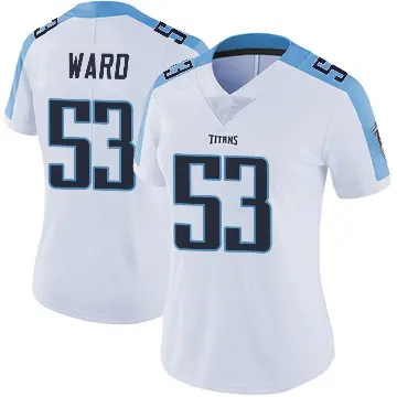 ＃53 Women's Jihad Ward White Limited Tennessee Titans Vapor Untouchable Jersey