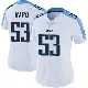 ＃53 Women's Jihad Ward White Limited Tennessee Titans Vapor Untouchable Jersey