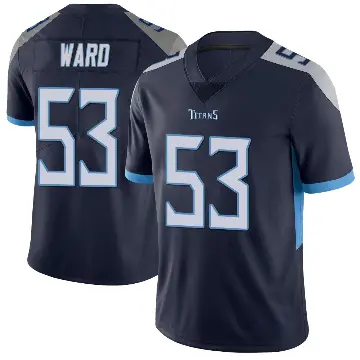＃53 Youth Jihad Ward Navy Limited Tennessee Titans Vapor Untouchable Jersey