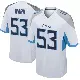 ＃53 Youth Jihad Ward White Game Tennessee Titans Jersey