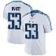 ＃53 Youth Jihad Ward White Limited Tennessee Titans Vapor Untouchable Jersey