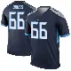 ＃66 Youth Logan Bruss Navy Legend Tennessee Titans Jersey