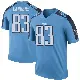 ＃83 Men's Matt Landers Light Blue Legend Tennessee Titans Color Rush Jersey