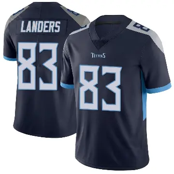 ＃83 Men's Matt Landers Navy Limited Tennessee Titans Vapor Untouchable Jersey