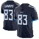 ＃83 Men's Matt Landers Navy Limited Tennessee Titans Vapor Untouchable Jersey