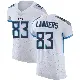 ＃83 Men's Matt Landers White Elite Tennessee Titans Vapor Untouchable Jersey