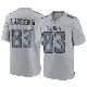 ＃83 Youth Matt Landers Gray Game Tennessee Titans Atmosphere Fashion Jersey